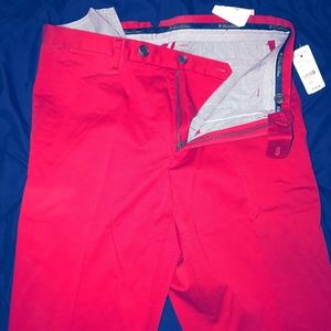 Brooks Brother's Red Pants Sz 33 - 30 Brand New
